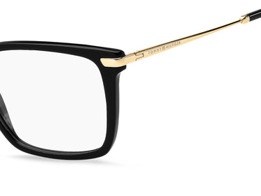Premium Women Tommy Hilfiger Eyeglasses: TH 1822 - Black - SpecSMART Eye Clinic (Zoom View)